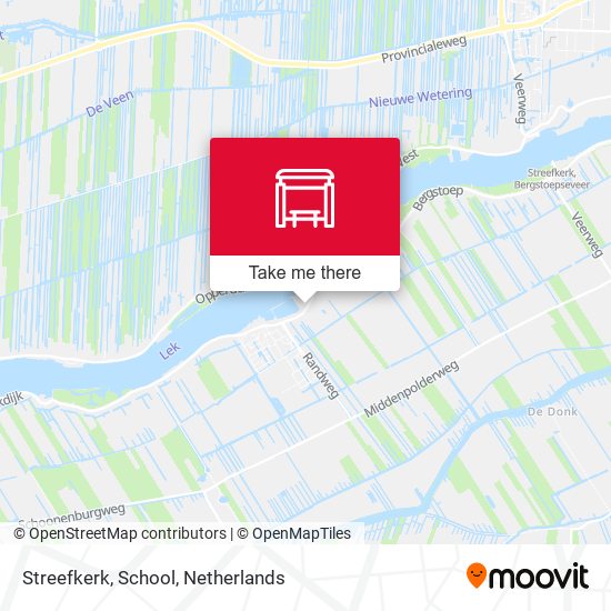 Streefkerk, School map