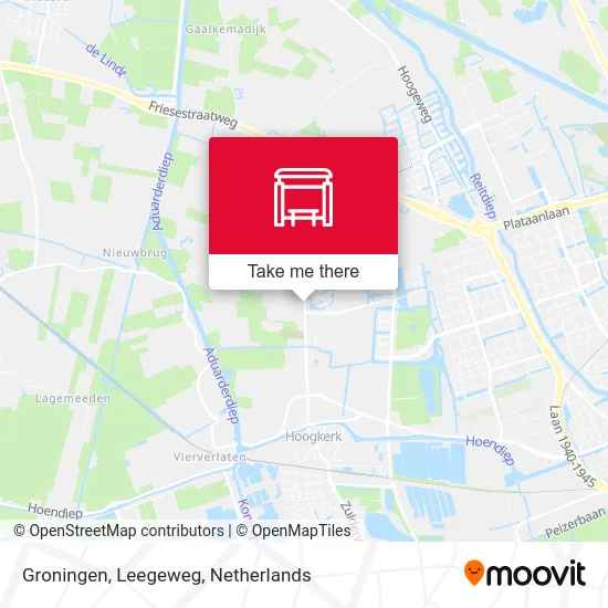 Groningen, Leegeweg map