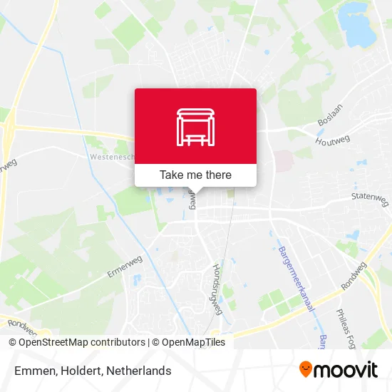 Emmen, Holdert Karte