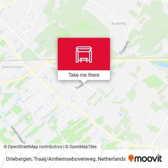 Driebergen, Traaij / Arnhemsebovenweg map