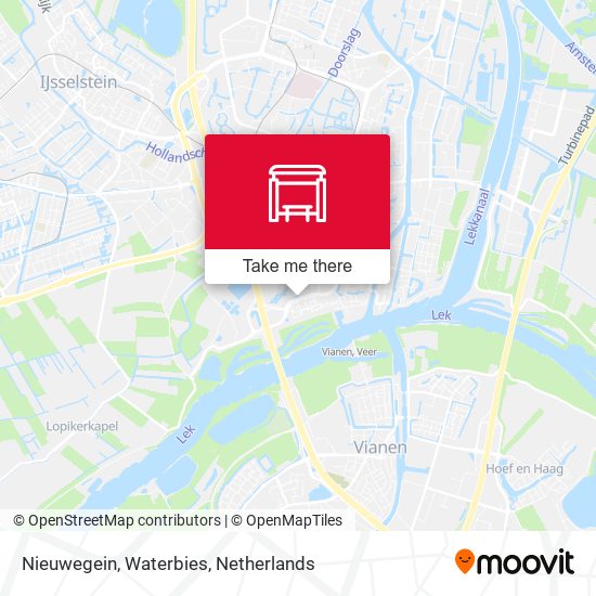 Nieuwegein, Waterbies map