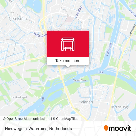 Nieuwegein, Waterbies map