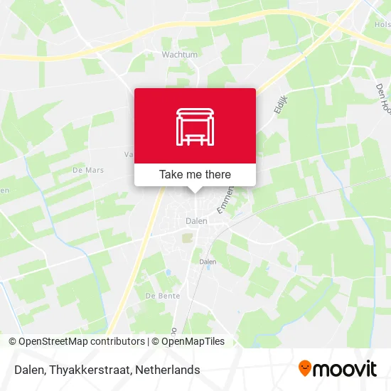 Dalen, Thyakkerstraat Karte