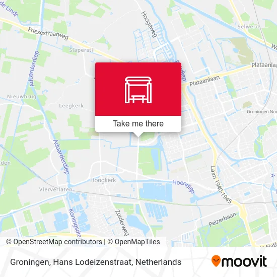 Groningen, Hans Lodeizenstraat map