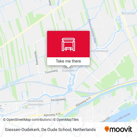 Giessen-Oudekerk, De Oude School map