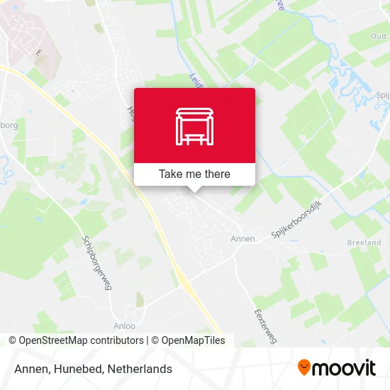 Annen, Hunebed Karte