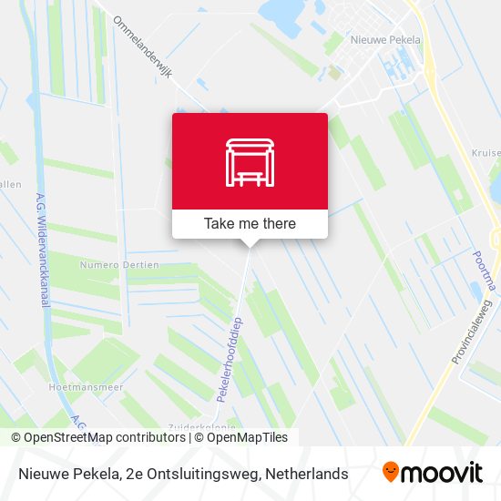 Nieuwe Pekela, 2e Ontsluitingsweg map