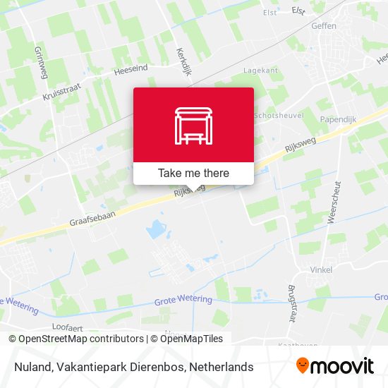 Nuland, Vakantiepark Dierenbos map