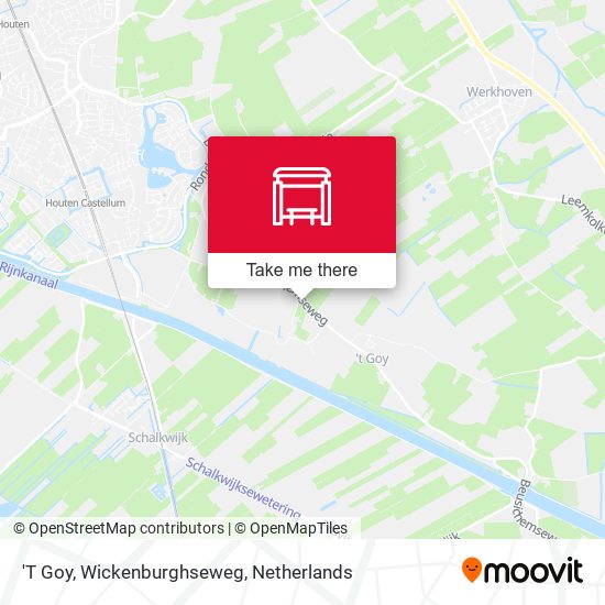 'T Goy, Wickenburghseweg map