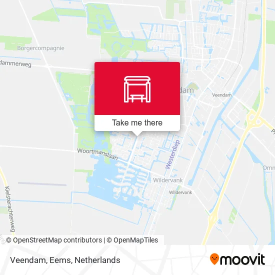 Veendam, Eems map