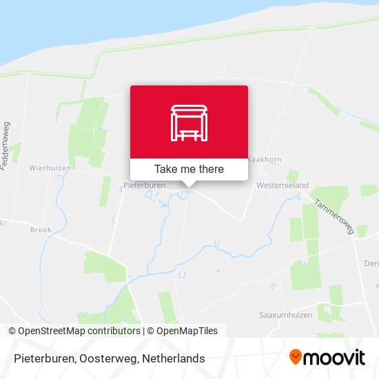 Pieterburen, Oosterweg map