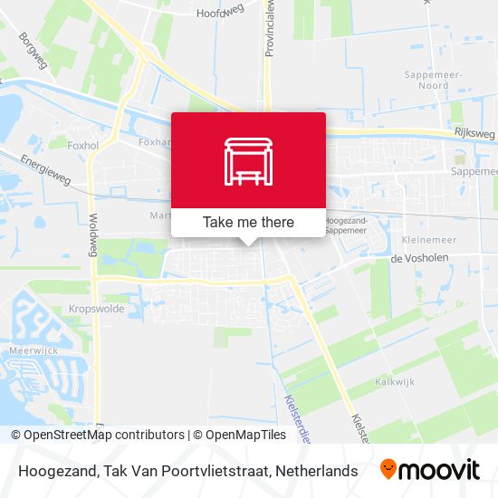 Hoogezand, Tak Van Poortvlietstraat map