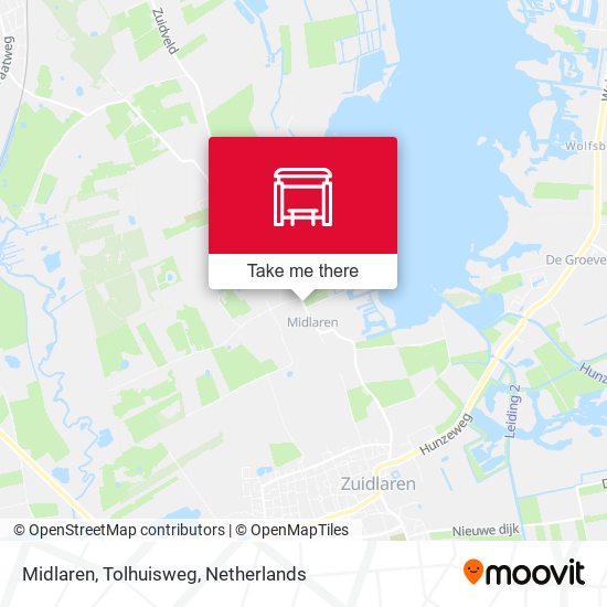 Midlaren, Tolhuisweg map