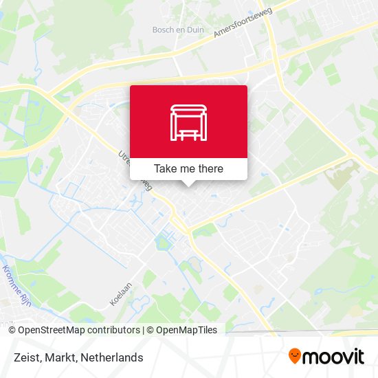 Zeist, Markt map