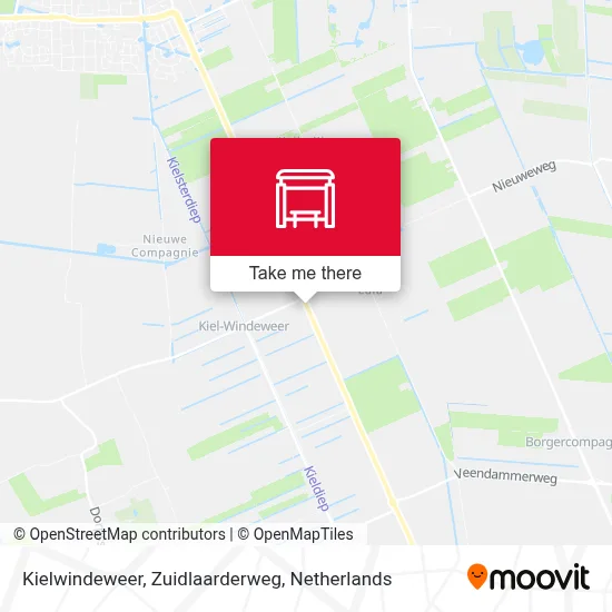Kielwindeweer, Zuidlaarderweg map