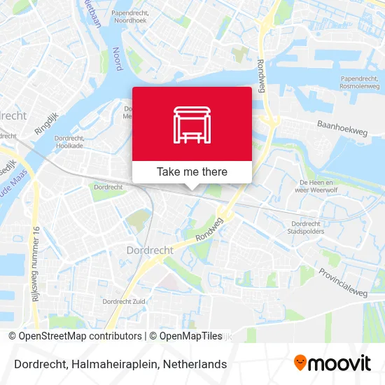 Dordrecht, Halmaheiraplein map