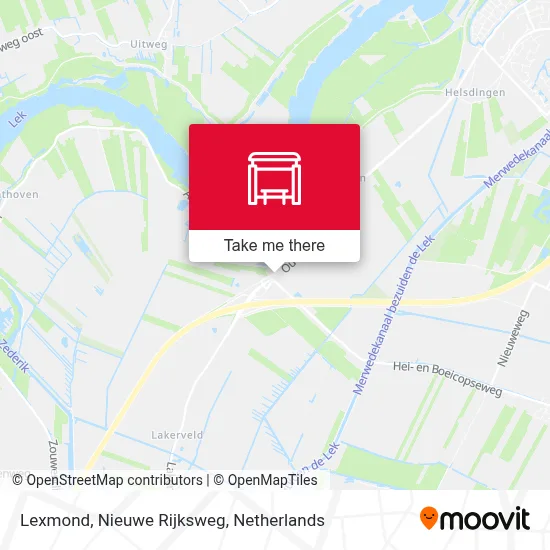 Lexmond, Nieuwe Rijksweg map