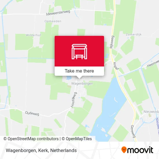 Wagenborgen, Kerk map