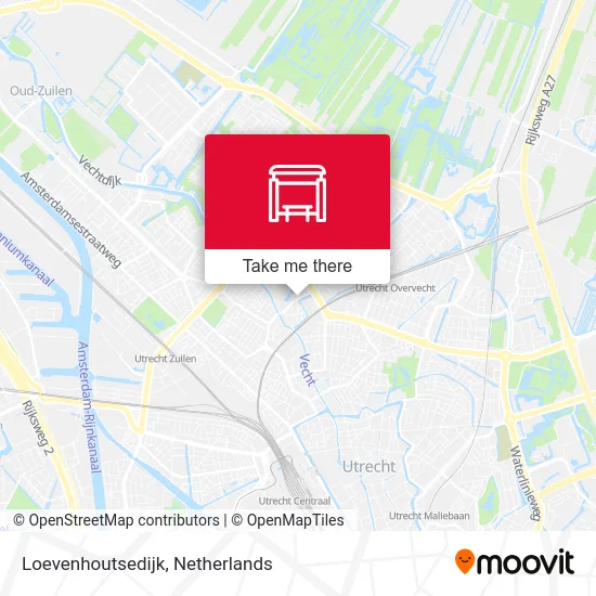 Loevenhoutsedijk Karte