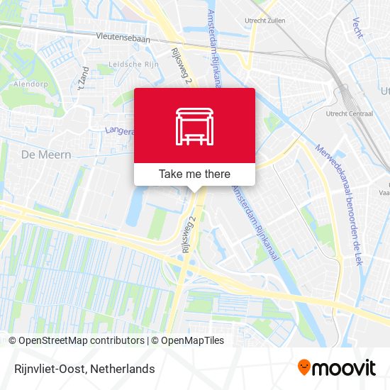 Rijnvliet-Oost map