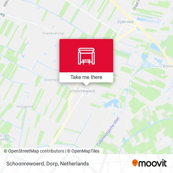 Schoonrewoerd, Dorp map