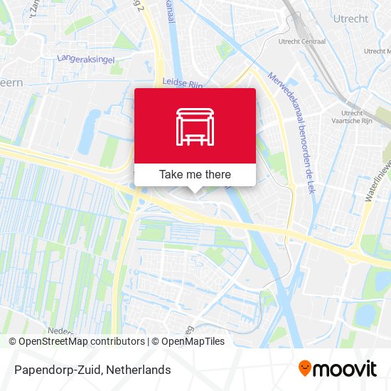 Papendorp-Zuid map