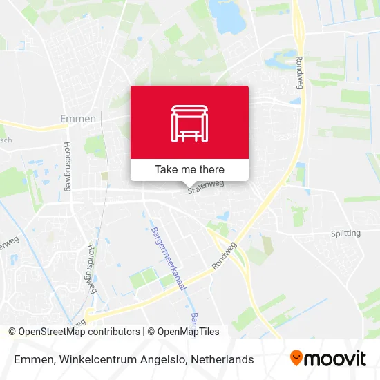 Emmen, Winkelcentrum Angelslo map