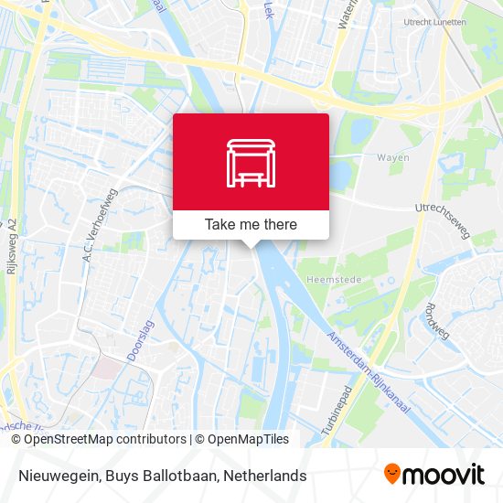 Nieuwegein, Buys Ballotbaan map