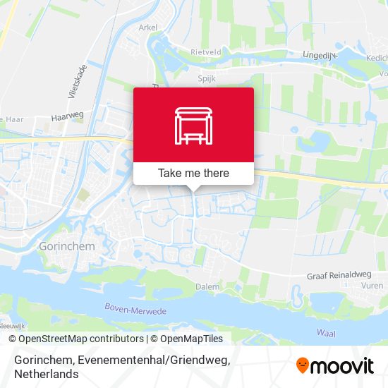 Gorinchem, Evenementenhal / Griendweg map