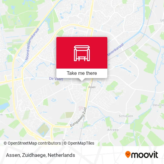 Assen, Zuidhaege map