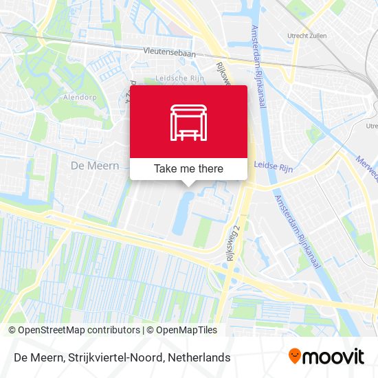 De Meern, Strijkviertel-Noord map