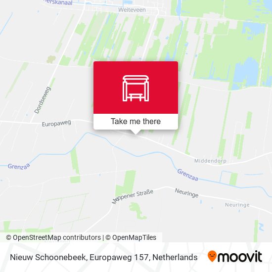 Nieuw Schoonebeek, Europaweg 157 map