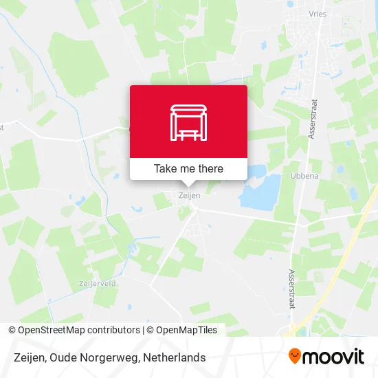 Zeijen, Oude Norgerweg map