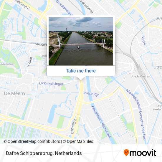 Dafne Schippersbrug map