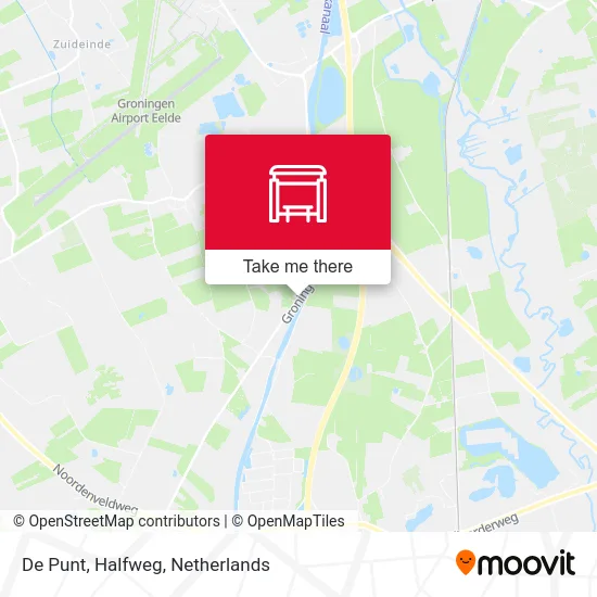 De Punt, Halfweg map