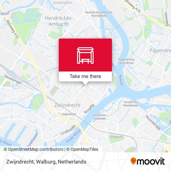 Zwijndrecht, Walburg map