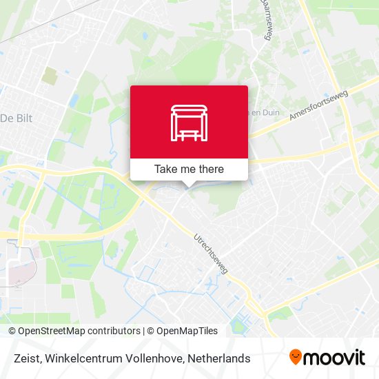 Zeist, Winkelcentrum Vollenhove map