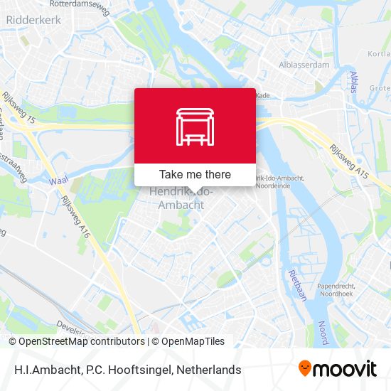 H.I.Ambacht, P.C. Hooftsingel map