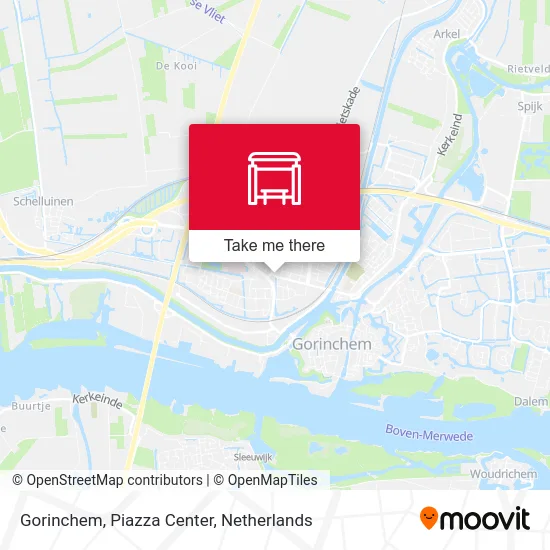 Gorinchem, Piazza Center map