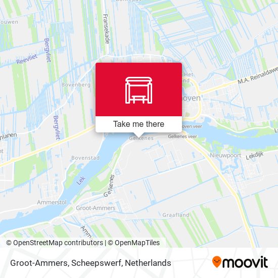 Groot-Ammers, Scheepswerf map