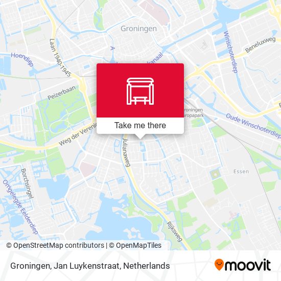 Groningen, Jan Luykenstraat map