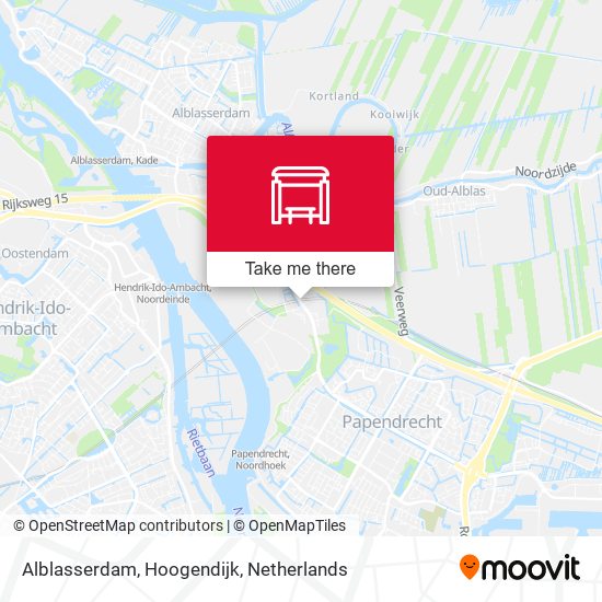 Alblasserdam, Hoogendijk map