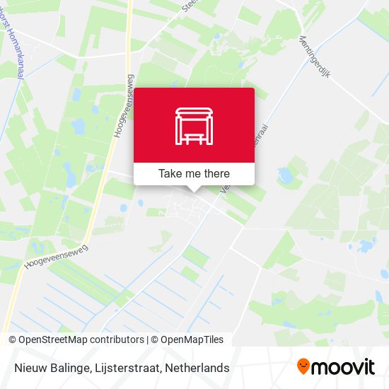 Nieuw Balinge, Lijsterstraat map
