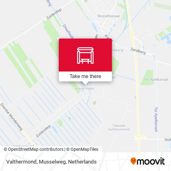 Valthermond, Musselweg Karte