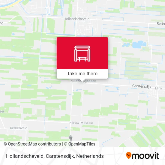 Hollandscheveld, Carstensdijk map