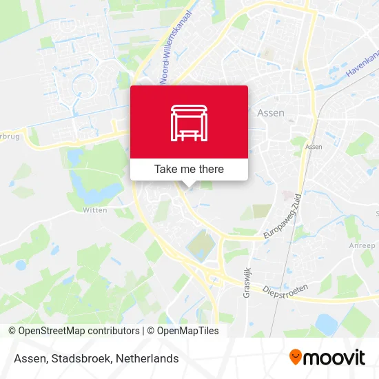 Assen, Stadsbroek map