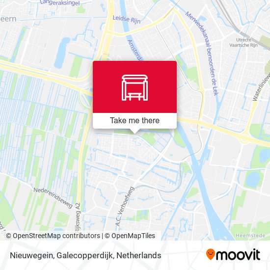 Nieuwegein, Galecopperdijk map