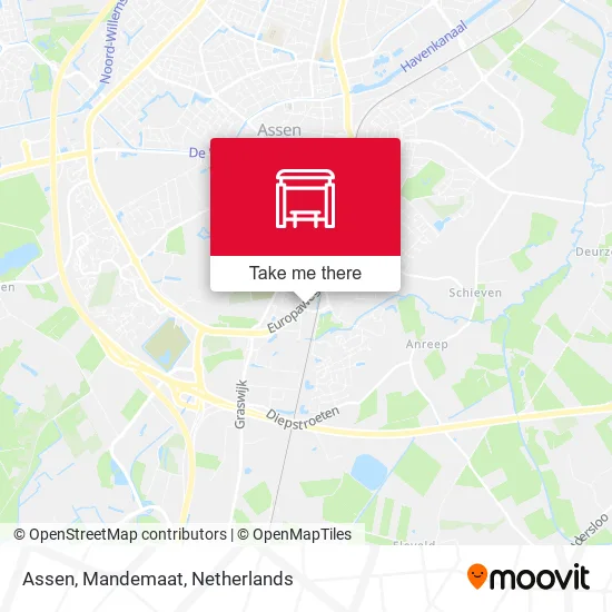 Assen, Mandemaat Karte