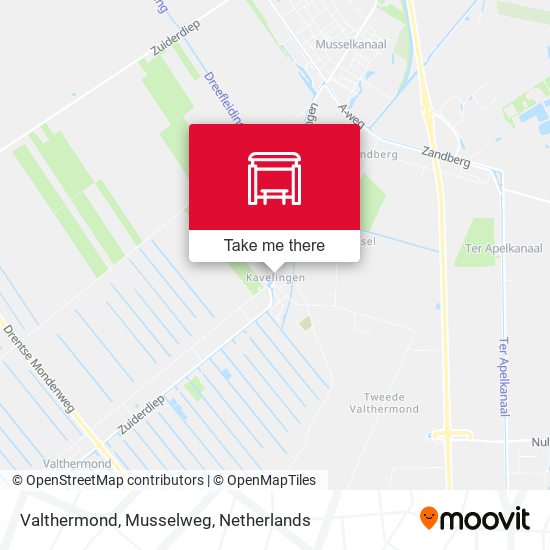 Valthermond, Musselweg map