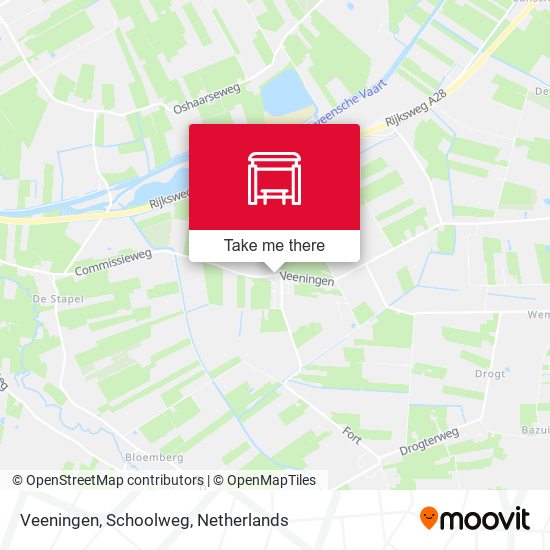 Veeningen, Schoolweg map